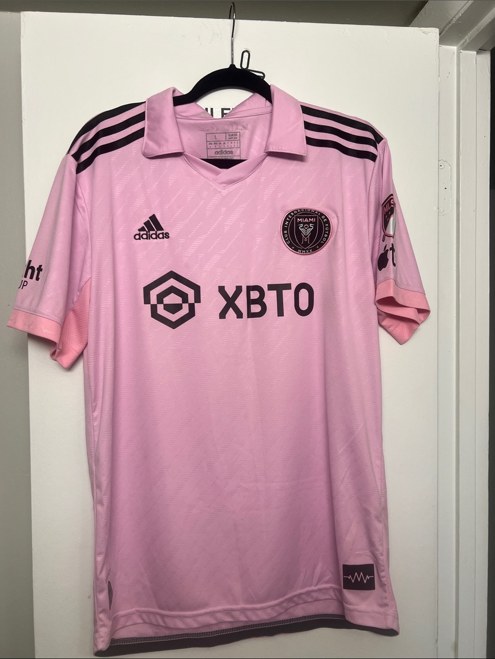 adidas Men’s Pink and Black Inter Miami Jersey